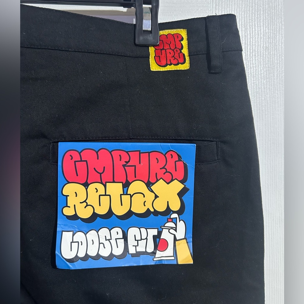 Empyre Black Loose Fit Chinos